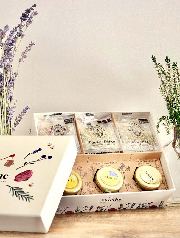 Cofanetto Infusi – Mieli “Chic Martine”.