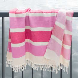 Hamamtuch Bio-Baumwolle Dalya Flamingo
