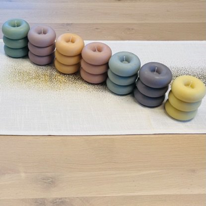 Donut stearinlys