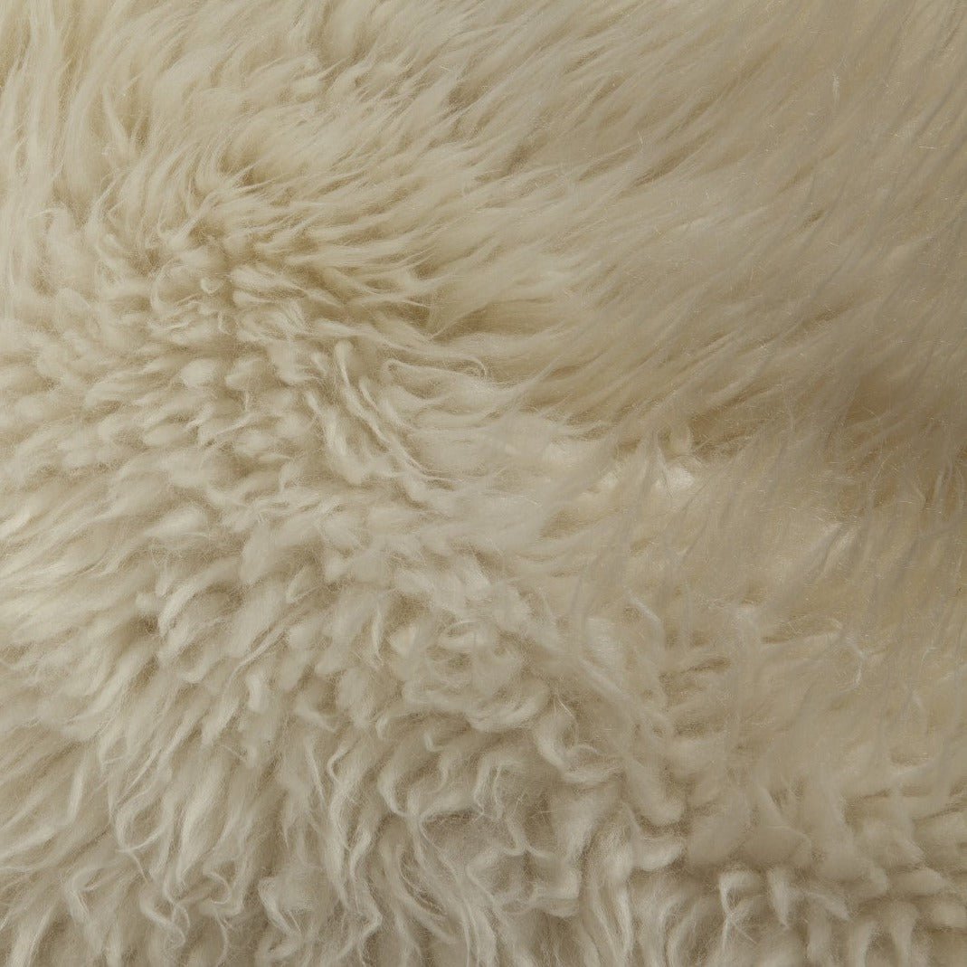 Échte Schapenvacht | Natural wit/creme | 85x45cm