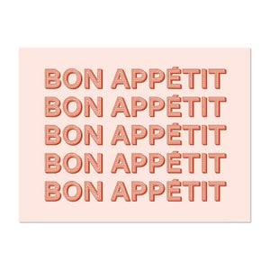 Placemat Bon Appétit