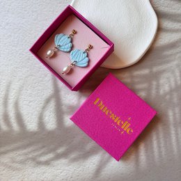 Atrani Shells - Handcrafted Earrings with Natural Pearl