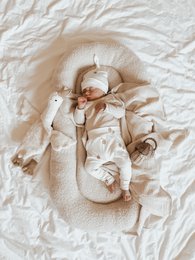 Baby nest TEDDY bouclé NATURE
