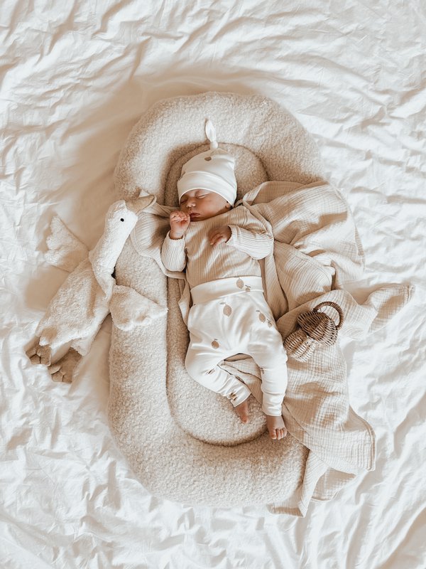Baby nest TEDDY bouclé NATURE