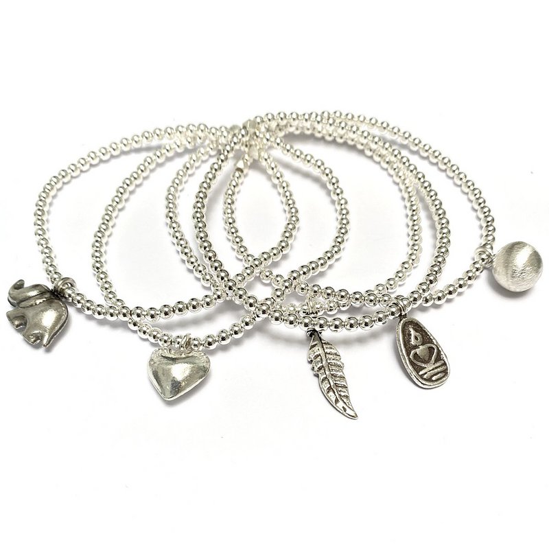 Zilveren armband met Boeddha NIEUW!