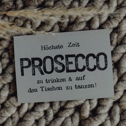 Stamped Postcard "Prosecco"