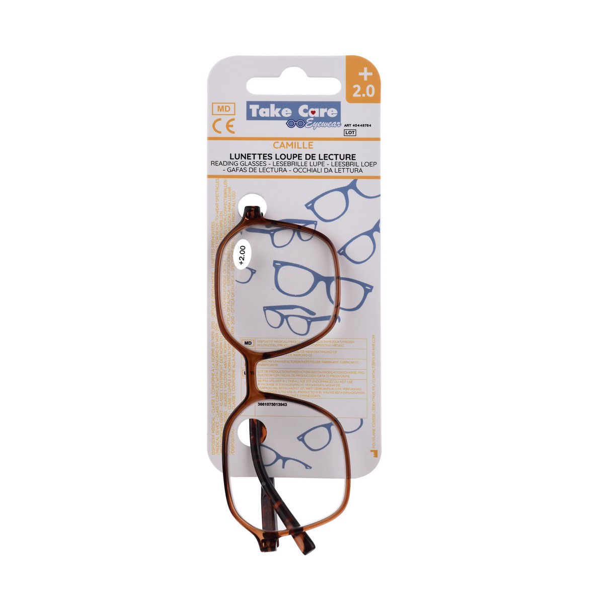 Reading glasses - Romane Brown and tortoiseshell +2.0