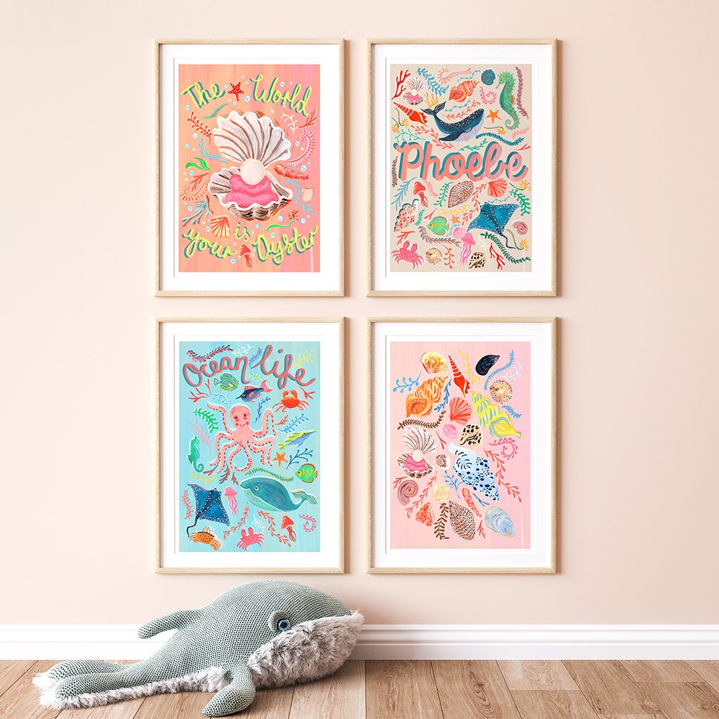 The World is your Oyster Art Print