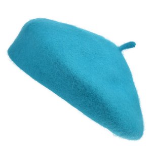 Hats child Ø 23x3 cm Turquoise Synthetic children's hat