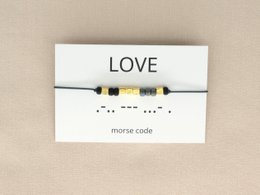 Morsecode armband love (zilver,rosé goud,goud)