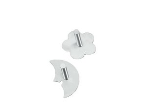 Metaltex hook self-adhesive stainless steel