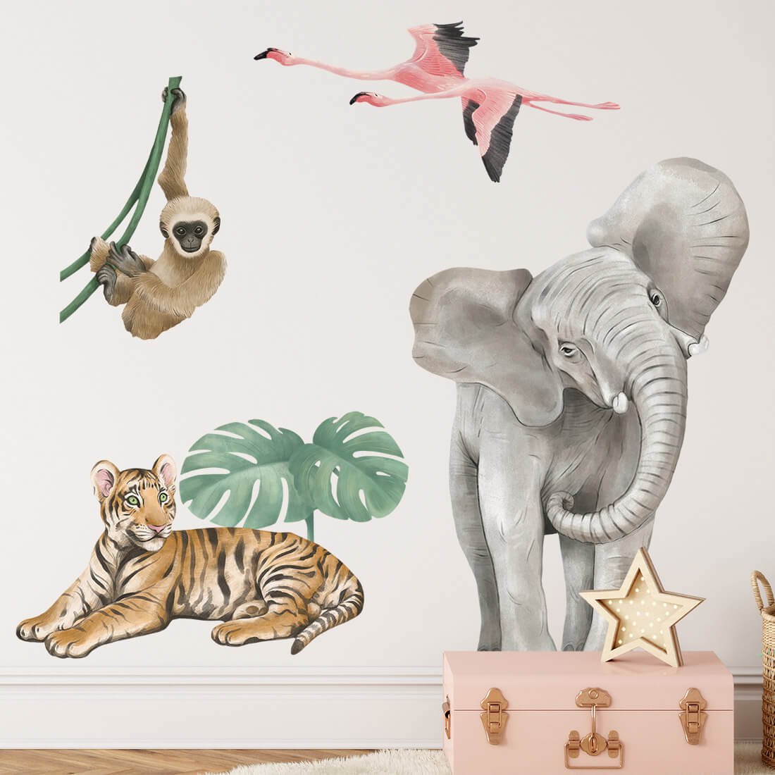 Autocollant mural | Animaux de safari I