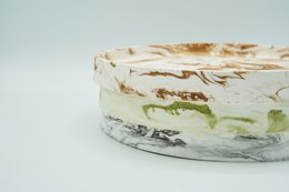 Piatto - Aspetto Marmo - Fatto a mano