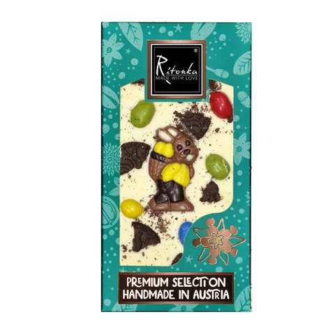 Paashaas van premium witte chocolade