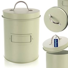 Pojemnik do przechowywania metal zielony zielony 1,3 l