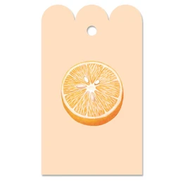 Gift Tag Orange