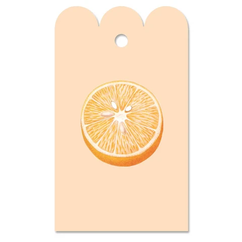 Gift Tag Orange
