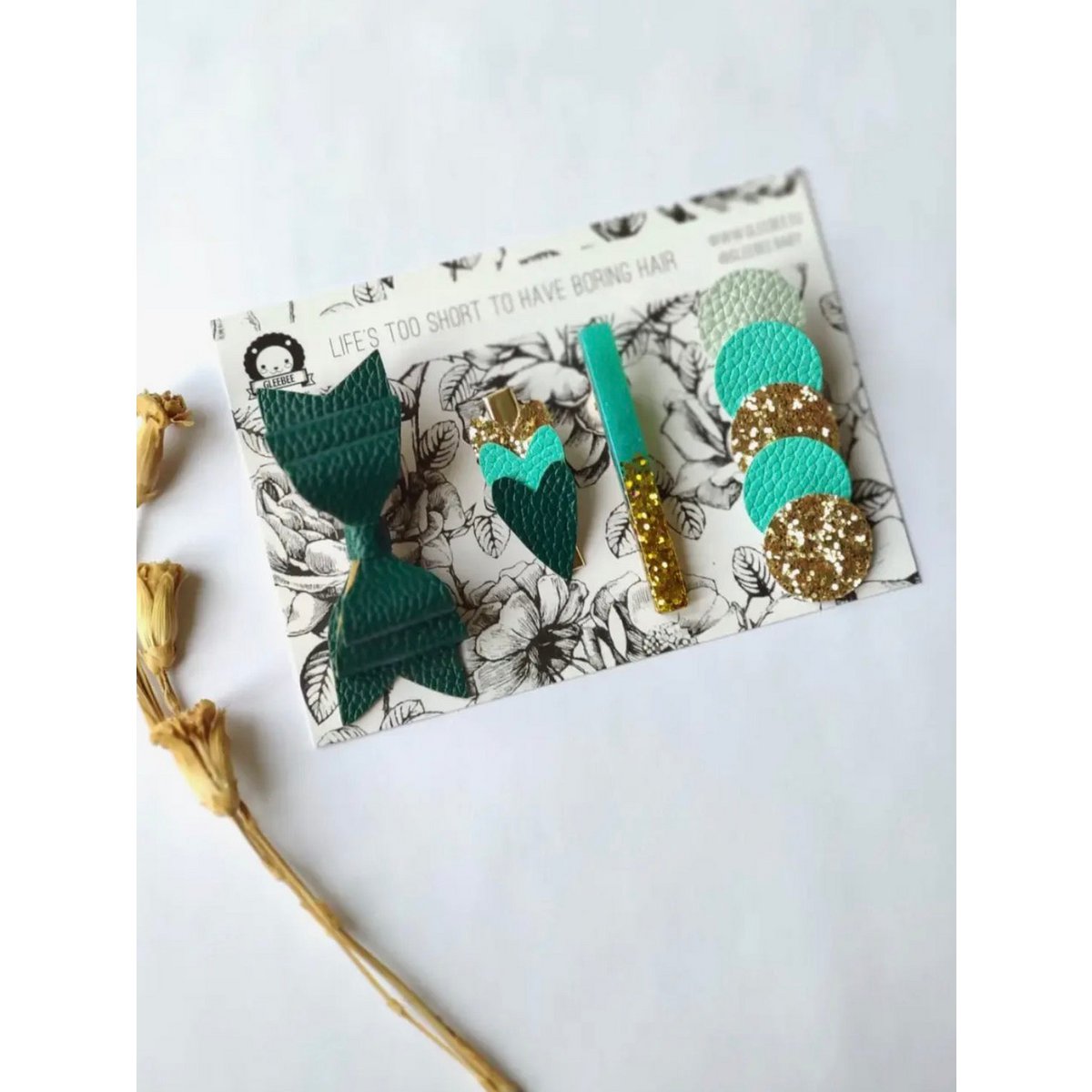IVY - Set di 4 mollette per capelli