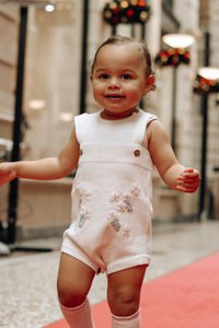 Catalina Hand-Embroidered Romper