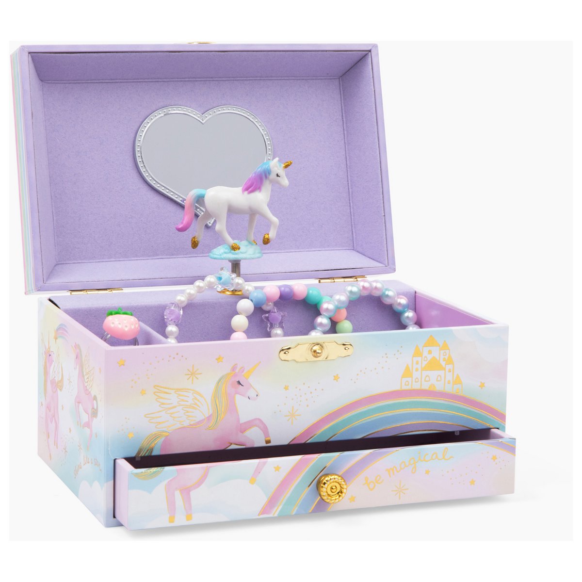 Caja de Música Joyas - Unicornio Mágico - Bella Soñadora