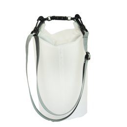 SERVIETTE TO GO Roll N Go Sac Sec 5L | Sac de Surf Transparent imperméable pour Piscine de Plage | Gris