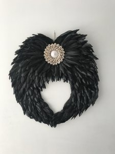 Angel veren wing zwart