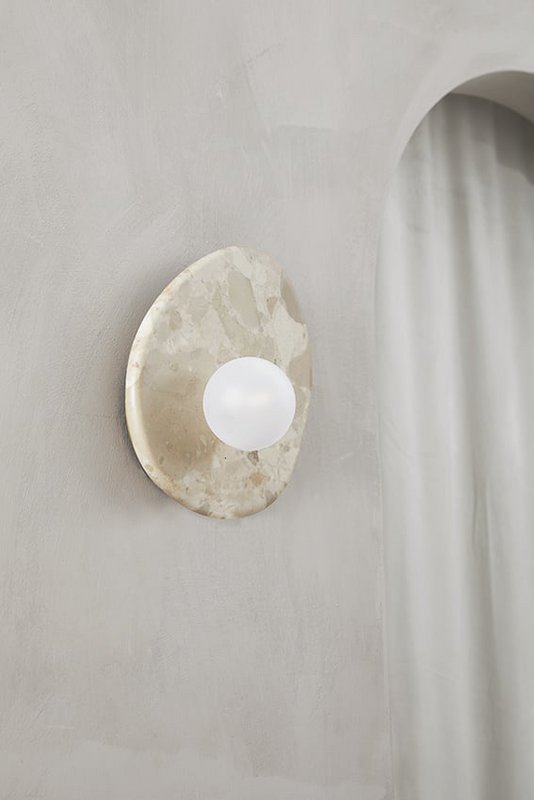 Exclusive handmade Kunis Brescia marble lamp Nina
