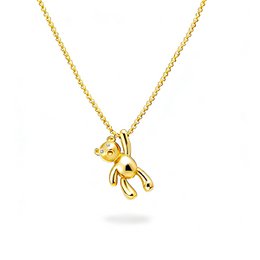 Teddybeer hanger ketting