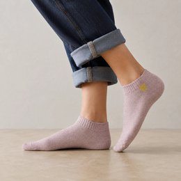 4er-Pack Damen-Socken aus Lurex und glitzerndem Herz I 35-41