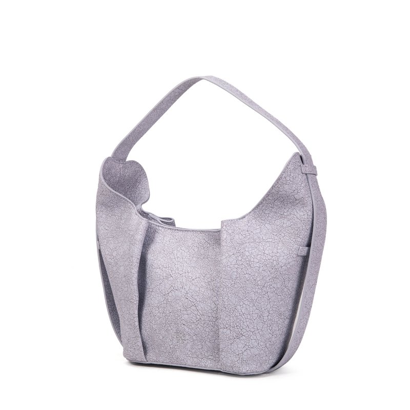 Marte Lilac vegansk skuldertaske i læder