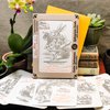 Coffret de 6 Cartes Letterpress Alice au Pays des Merveilles (avec enveloppes)
