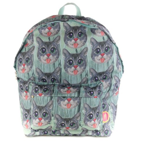 XL Ruggsak, die Katze entfaltet (Cheky Cat)