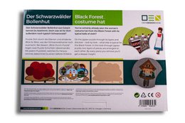 Gennemblikspuslespil: Schwarzwald Bollenhut | Flerlags træpuslespil til hele familien | Gave til Schwarzwald elskere