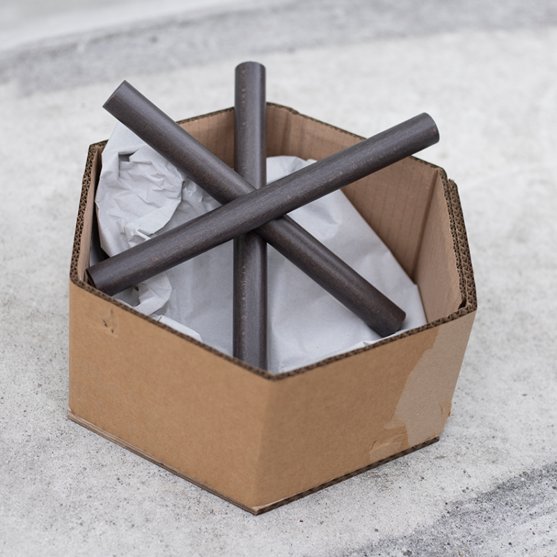 Logs coat hook - Grey