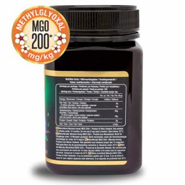 100 % ren, rå Manuka honning MGO 200+ (500 gram)