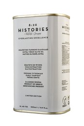 8:26 Histories Organic Extra Virgin Olivenolie 500 ml dåse Premium Single Edition