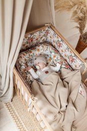 ELIJAH FLOWERS baby cot protector