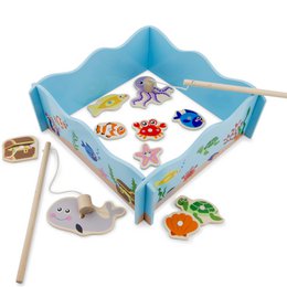 Wooden Magnetic Fishing Game