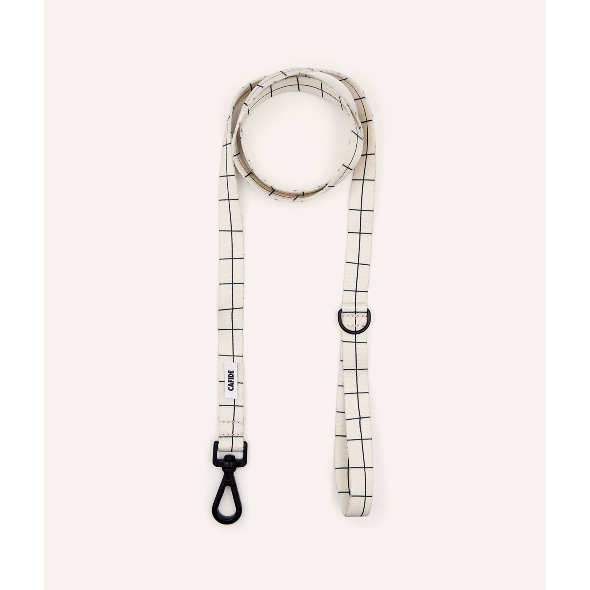 Leash 1.2m Recycled PET Beige Line Design, Juno