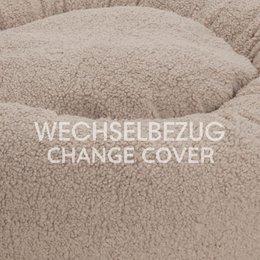 Wechselbezug Hundekissen Donut Kuschelnest LOOP Paddy gravel