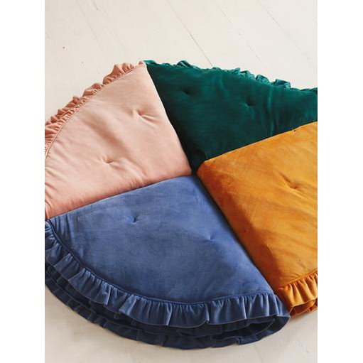 Mata Soft Velvet z Falbanką „Apricot”