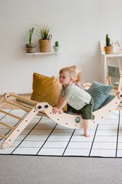 Juego de triángulo de escalada y balancín transformable Luula SLEEPER