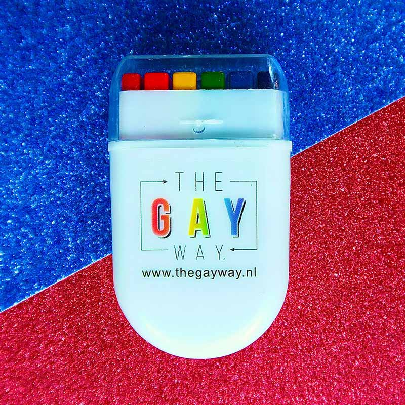Rainbow Pride ansigtsmalingstav