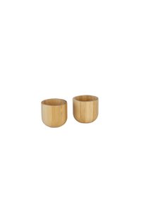 Pebbly - Eiderdopjes Bamboe Set van 2 Stuks - Transparant