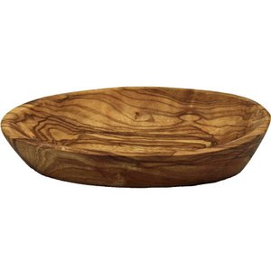 Olive wood soap dish small, 9-10cm