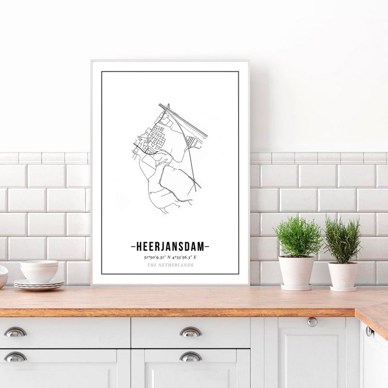 Heerjansdam - Bykortplakat