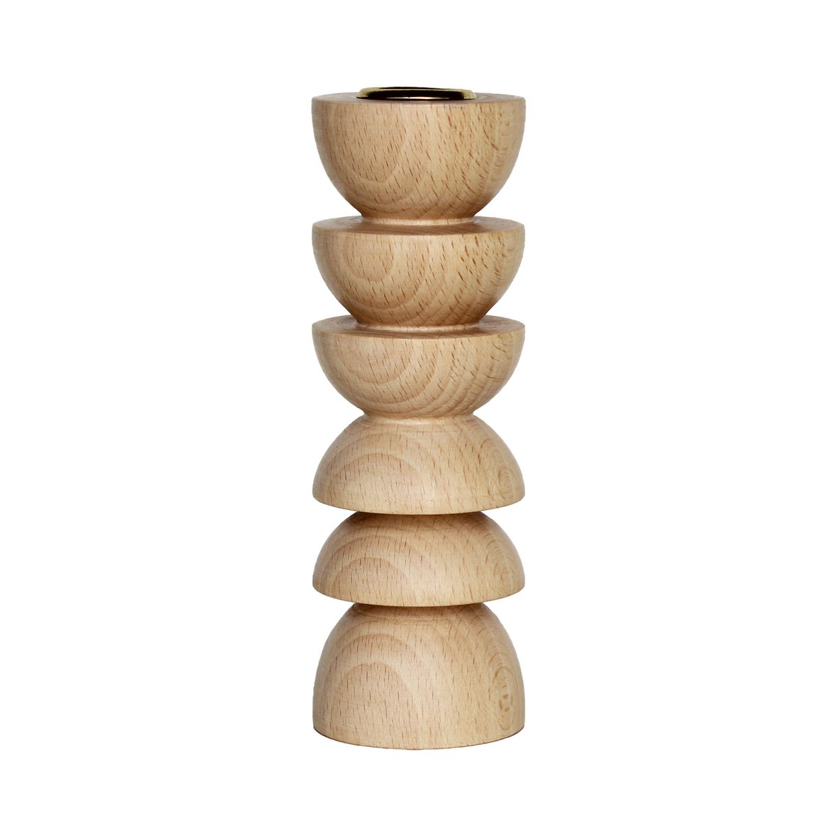 Portavelas de Madera Totem - Alto Nº 4