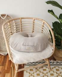 Almohada de lactancia de lino - 6 COLORES, almohada de lactancia, almohada de lactancia de lino, almohada en forma de u, ayudante para la madre y el bebé, almohada de lactancia de lino
