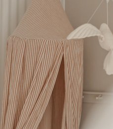 Beige Stripes - Sengehimmel