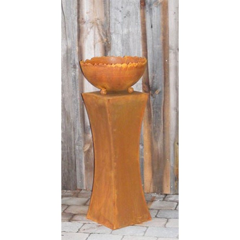 Patina dekorativ søjle "Lola" | Metal dekoration vintage søjle til have og hjem | 80 cm